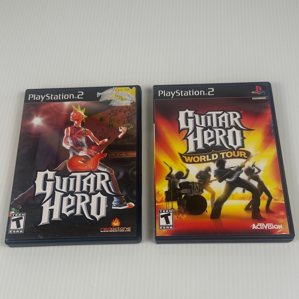 Guitar Hero Bundle for PlayStation 2 - Red and Black